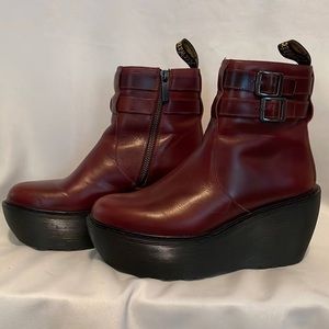 Dr. Marten’s The Caitlin boot in oxblood